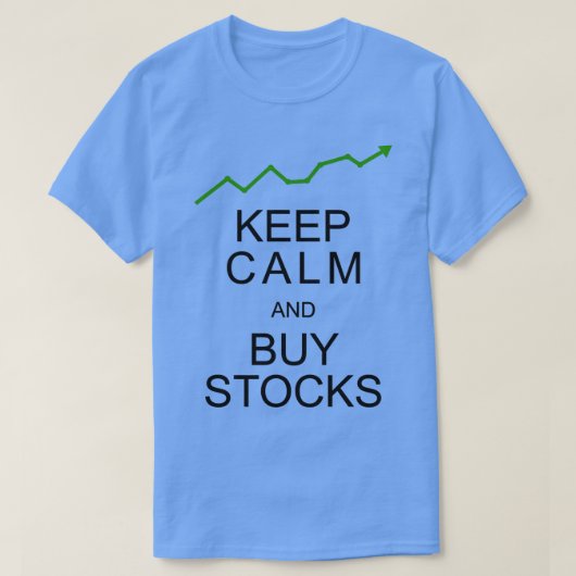 株式引用文株式市場の投資家ギフト Tシャツ (デザイン正面)