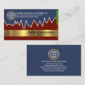株式投資グラフ財務 名刺 (正面/裏面)