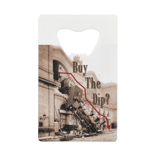 株式買市場のユーモア クレジットカード栓抜き (正面)