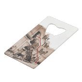 株式買市場のユーモア クレジットカード栓抜き (正面アングル)