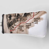 株式買市場のユーモア ゴルフヘッドカバー (正面)