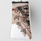 株式買市場のユーモア ゴルフヘッドカバー (回転90)