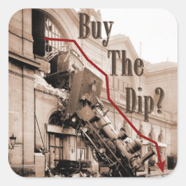 株式買市場のユーモア スクエアシール