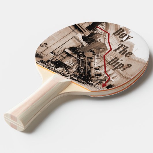 株式買市場のユーモア 卓球ラケット (正面アングル)