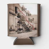 株式買市場のユーモア 缶クーラー (正面)