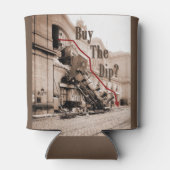 株式買市場のユーモア 缶クーラー (裏面)