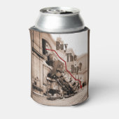 株式買市場のユーモア 缶クーラー (缶裏面)