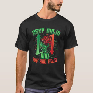 株買価上昇対弱株取引 Tシャツ