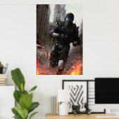 核の夜明け – CT攻撃 ポスター (ホームオフィス)