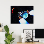 核イオン宇宙船 ポスター (ホームオフィス)