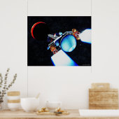 核イオン宇宙船 ポスター (キッチン)