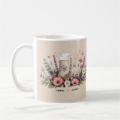 核エネルギーの花開き コーヒーマグカップ (左)