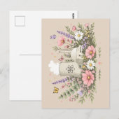 核エネルギーの花開き ポストカード (正面/裏面)
