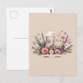 核エネルギーの花開き ポストカード (正面/裏面)