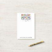 核カスタム医学技術者CNMTギフト ポストイット (デスク上)