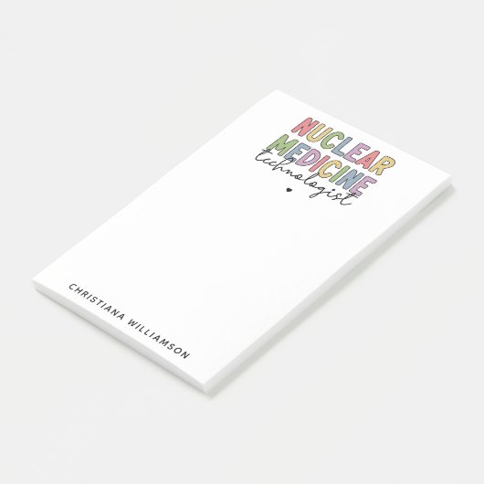 核カスタム医学技術者CNMTギフト ポストイット (アングル)