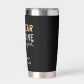 核カスタム医学技術者CNMTギフト 保温保冷タンブラー (背面)