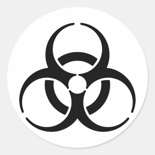 核シンボル ラウンドシール (正面)