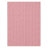 核ハート – マゼンタレッド – シームレスパターン。 テーブルクロス (正面)