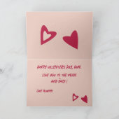 核ハート – マゼンタ – ハッピーバレンタイン!カード シーズンカード (内部)