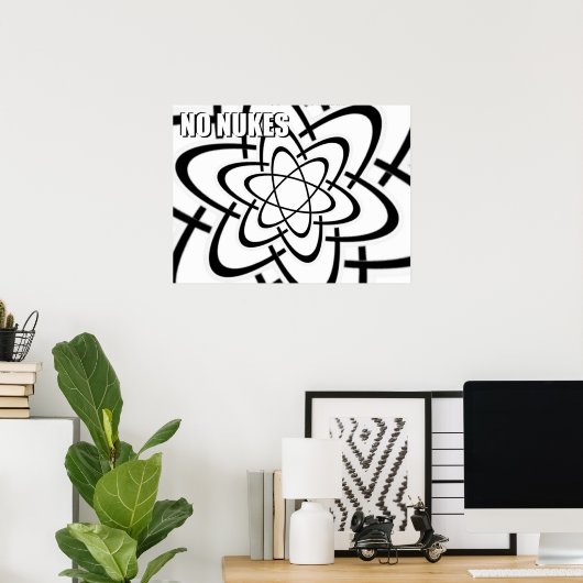 核兵器なし ポスター (ホームオフィス)