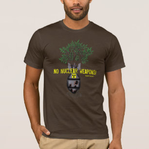 核兵器の反戦のクールなTシャツのデザイン無し Tシャツ