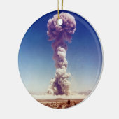 核兵器テスト操作は1951年を破壊者ジャンジャン鳴らします セラミックオーナメント (左)