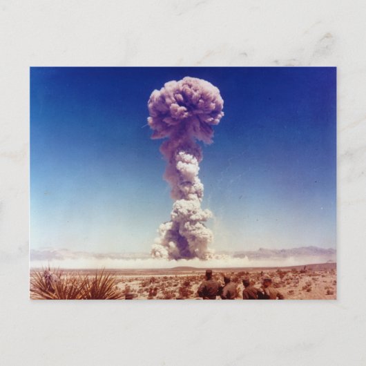 核兵器試験運用バスター – ジャングル1951 ポストカード (正面)