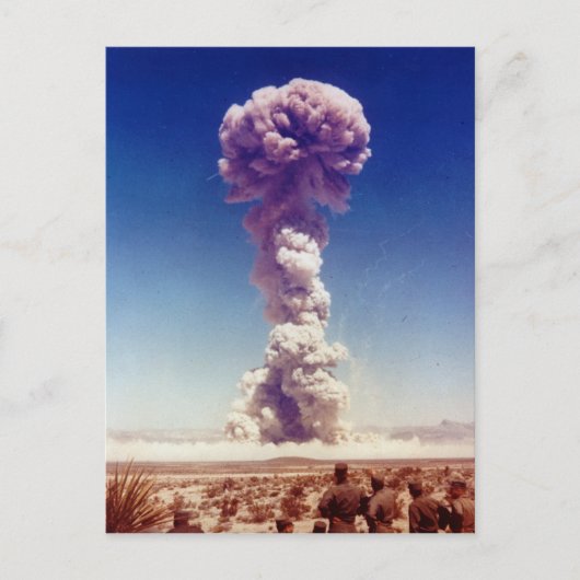 核兵器試験運用バスター – ジャングル1951 ポストカード (正面)