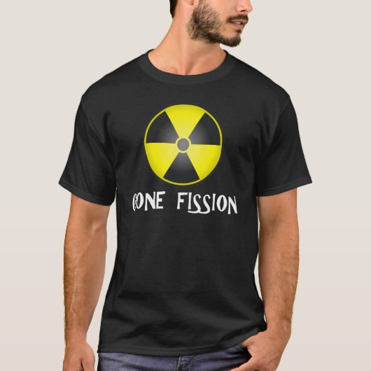 核分裂放射線シンボル Tシャツ (正面)