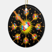 核分裂 セラミックオーナメント (左)