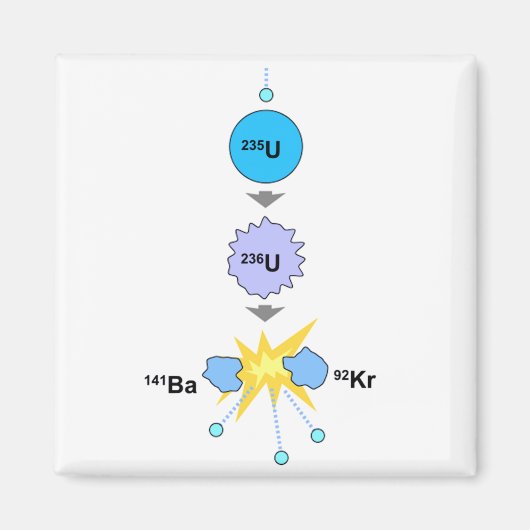 核分裂 マグネット (正面)