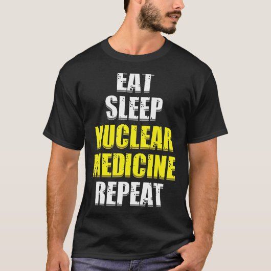 核医学の技術者Nuc Med Tech Medical Tシャツ (正面)