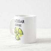 核医学チームの誇りギフト コーヒーマグカップ (正面左)