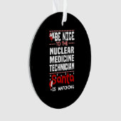 核医学技術者 オーナメント (正面)