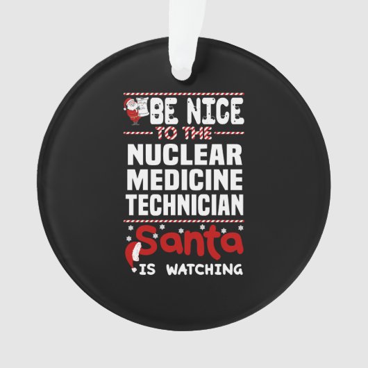 核医学技術者 オーナメント (正面)