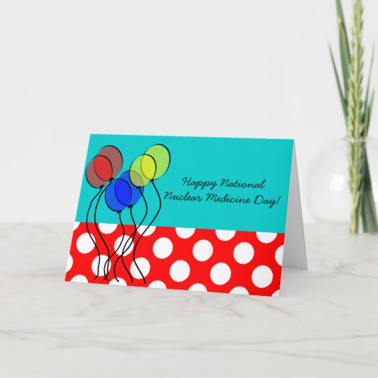 核医学記念日 サンキューカード (正面)