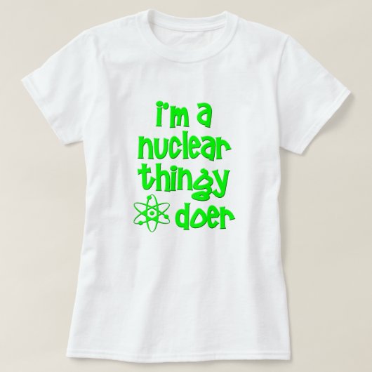 核実行家 Tシャツ (デザイン正面)