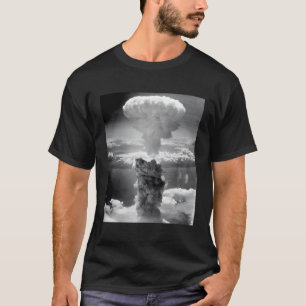 核実験に対する原爆核雲 Tシャツ