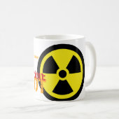 核廃棄物のコーヒー・マグ コーヒーマグカップ (正面右)