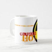 核廃棄物のコーヒー・マグ コーヒーマグカップ (正面左)