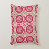 核成長 – マゼンタをライとして – シームレスなパターン アクセントクッション (正面(垂直))