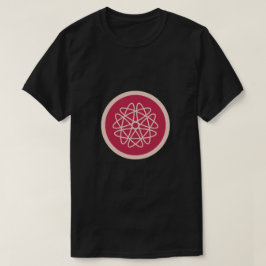 核成長 – マゼンタをライとして – シームレスなパターン Tシャツ