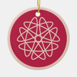 核成長 – マゼンタ点灯。 セラミックオーナメント