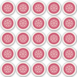 核成長 - ライ麦にマゼンタ。カスタムステッカー。 シール