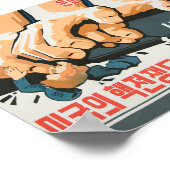 核戦争を引き起こそうとしてアメリカを潰せ! ポスター (角)