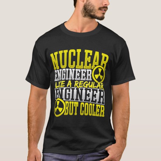 核技術者クール技術者 Tシャツ (正面)