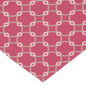 核接続性 – マゼンタ – シームレスパターン。 ショートテーブルランナー (コーナー)