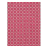 核接続性 – マゼンタ – シームレスパターン。 テーブルクロス (正面)