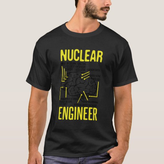 核放射線エンジニアリング引用文 Tシャツ (正面)